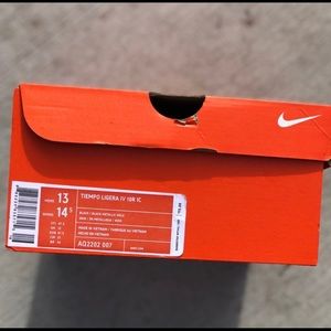 Nike Indoor court soccer shoes. Worn once.